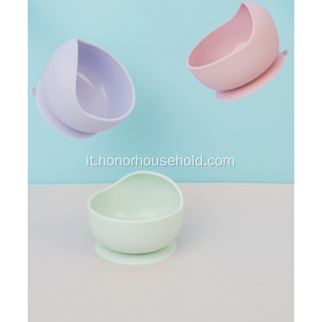 Silicone Baby Bowl con una ventosa